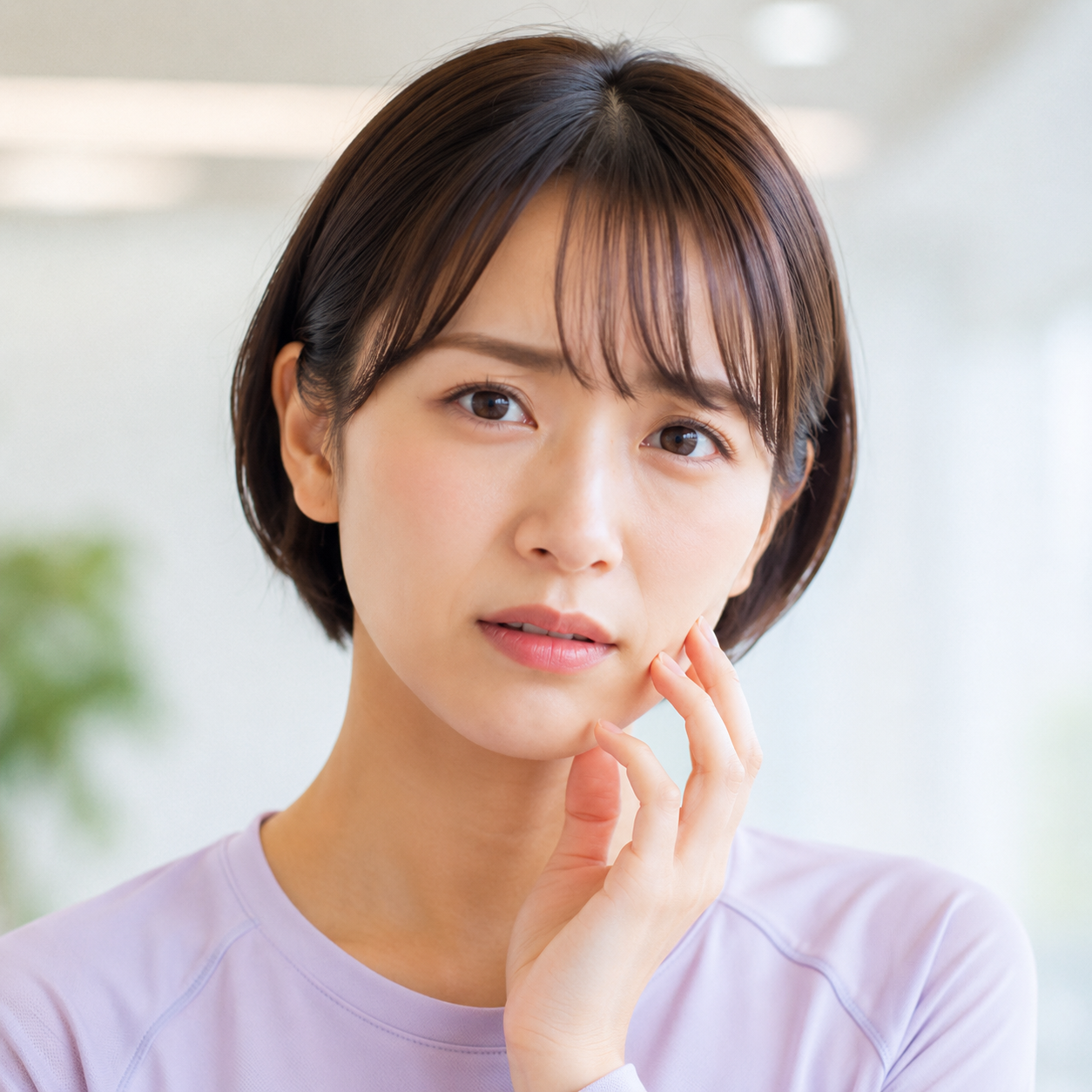 悩みを抱える女性